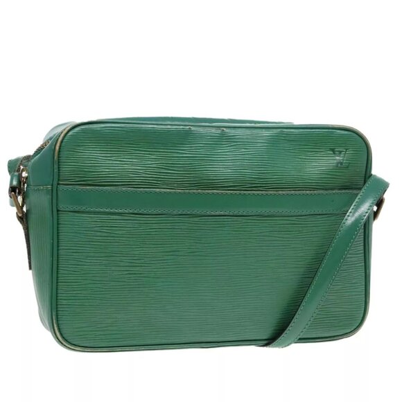 LOUIS VUITTON Epi Trocadero 27 Shoulder Bag Green M52314 LV Auth 90164 - Picture 1 of 16